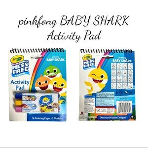 New Crayola/pinkfong BABY SHARK Mess Free Activity Pad